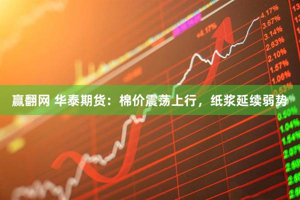 赢翻网 华泰期货：棉价震荡上行，纸浆延续弱势
